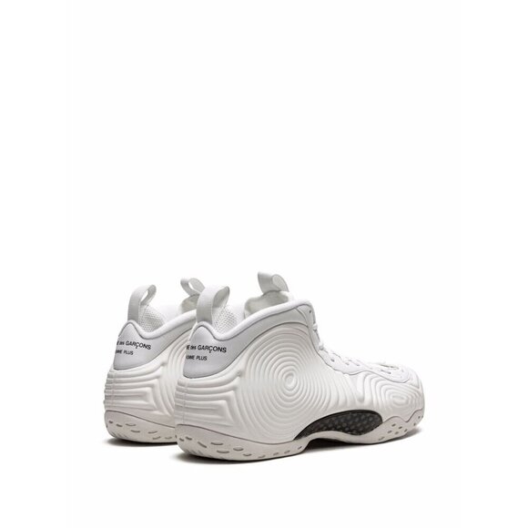 Nike COMME des GARCONS Homme Plus Nike Foamposite in White New with Box Sneakers - Picture 2 of 16